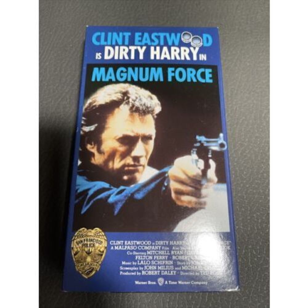 Magnum Force (VHS) Clint Eastwood Dirty Harry 1973